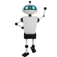 3d robot illustration png