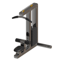 3d rendered lat pulldown machine perfect for fitness design project png