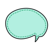 Hand drawn speech bubble png