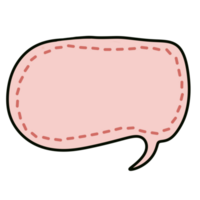 Hand drawn speech bubble png