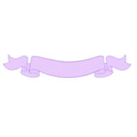 Purple Pastel Ribbon png