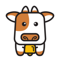 Cute Farm Animal Cow png