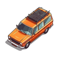 Cartoon Station Wagon Vehicle png