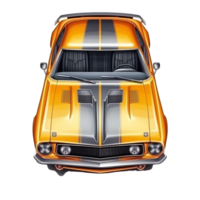 Cartoon Muscle Car png