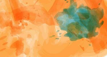 Abstract watercolor cloudy effect hand brush splash texture vector