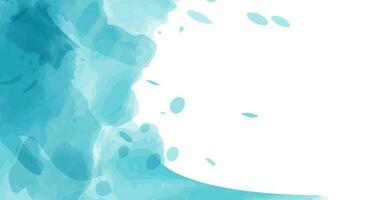 Abstract watercolor cloudy effect hand brush texture  splash background vector