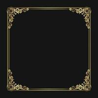 vintage frame border ornament vector