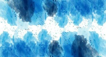 Abstract watercolor blue cloudy texture background vector