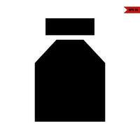 bottle drink glyph icon vector