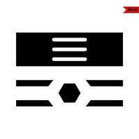 file glyph icon vector