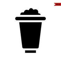 cup drink glyph icon vector