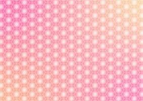 Abstract colorful hexagon pattern geometric gradient presentation light background vector