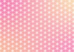 Abstract colorful hexagon pattern geometric gradient presentation light background vector