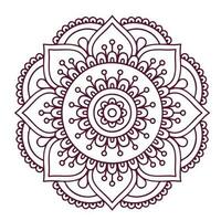 diseño de arte mandala vector