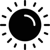 Sun icon for download vector