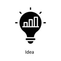 Idea Vector  Solid Icons. Simple stock illustration stock