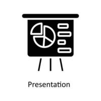 Presentation Vector  Solid Icons. Simple stock illustration stock