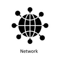 Network  Vector  Solid Icons. Simple stock illustration stock