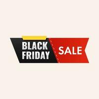 Black Friday Sale Strip Pink Background For Advertising Concept. vector