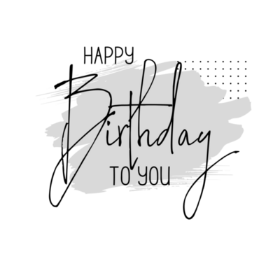 Happy Birthday Font PNGs for Free Download