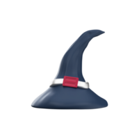 3 Render Of Witch Hat Icon In Grey Color. png