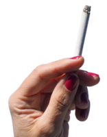 main avec cigarette transparent png