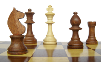 schaak stukken Aan schaakbord transparant PNG