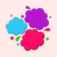 Abstract Color Splash Background vector