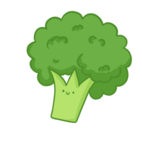 söt grön broccoli png