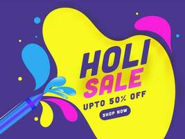 Indian festival of colours, Happy Holi Concept. vector