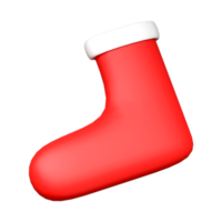 Red And White Socks Icon In 3D Render. png