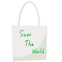 sacola de compras ecológica png