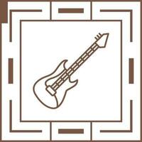 icono de vector de guitarra eléctrica