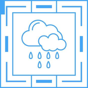 icono de vector de lluvia