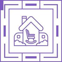 Retirement Home Vector Icon