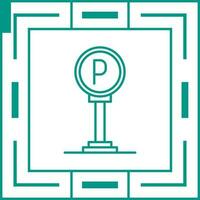 Parking Sign Vector Icon