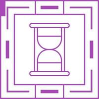 icono de vector de reloj de arena