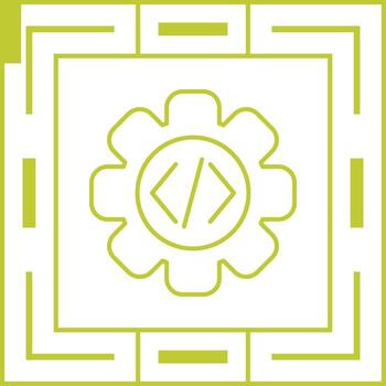 icono de vector de codificación