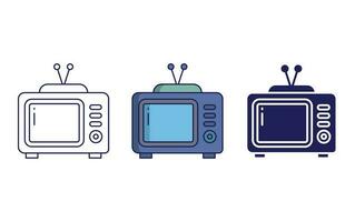 icono de vector de television