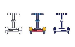 segway vector icono