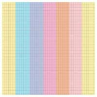 Colorful paper sheets in colors of rainbow. multi-coloured vector