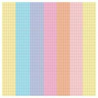 Colorful paper sheets in colors of rainbow. multi-coloured vector