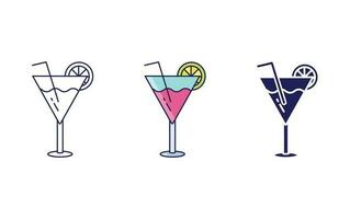 Cocktail vector icon