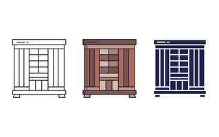 Infrared Sauna vector icon