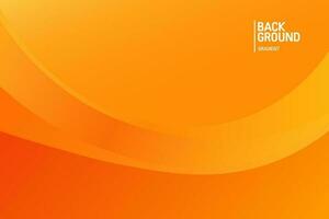 Colorful orange gradient background. Fluid banner template vector illustration. Abstract background