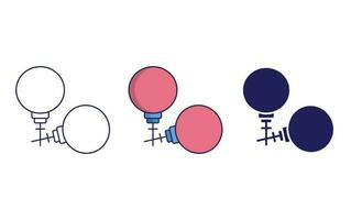 Outline Studs vector icon