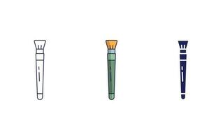 Brushes vector icon