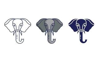 Elephant vector icon