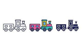 toy train vector icon