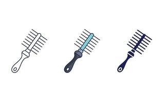 Comb vector icon